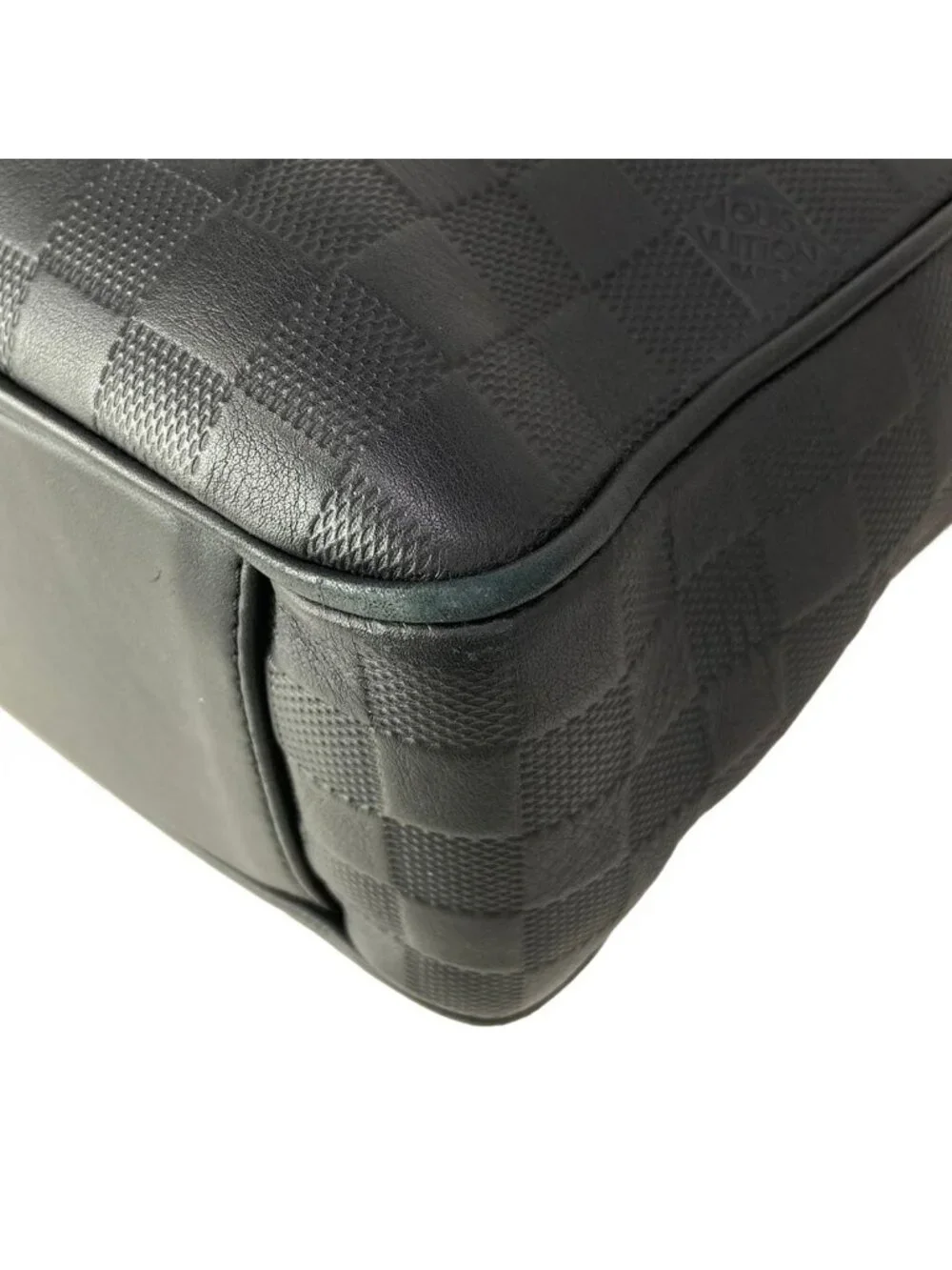 Louis Vuitton Handbag Damier Infini Tadao PM Onyx Leather